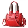 Women PU Leather Handbag Shoulder Messenger Satchel Crossbody Bags-Red Photo