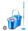 Magic Spin Mop And Plastic Bucket Set-Blue Photo