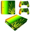 SKIN-NIT Decal Skin For PS4 Slim: Rasta Weed Photo