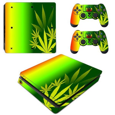 Photo of SkinNit Decal Skin For PS4 Slim: Rasta Weed