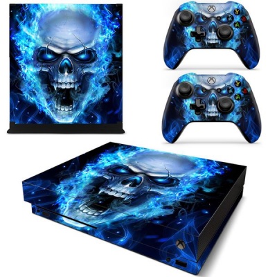 Photo of SkinNit Decal Skin For Xbox One S: Blue Skull