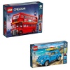 LEGO CREATOR EXPERT VW Beetle & London Bus Bundle - 10252 & 10258 Photo