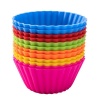Silicone Round Muffin Moulds Photo