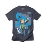 Minecraft Mine Alex Youth Tshirt Navy Photo