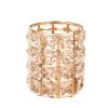Women Crystal Cosmetic Brush Organizer Makeup Tool Holder - Golden Photo