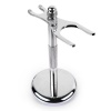 QShave Razor and Brush Chrome Stand Holder Photo