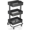 i Spa 3 Tier Metal Trolley - Gunmetal Photo