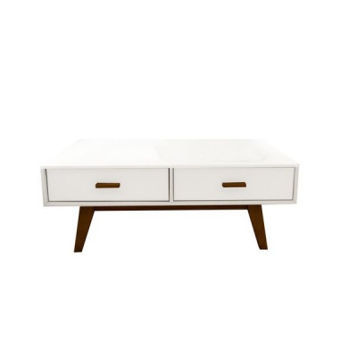 Photo of Two Drawer White Base Coffee Table 226401