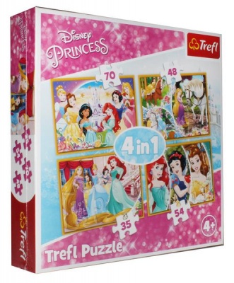 Photo of Disney Princess Trefl-4" 1 puzzle princess