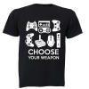 Choose Your Weapon - Gamer - Kids T-Shirt - Black Photo