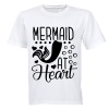 Mermaid at Heart - Kids T-Shirt - White Photo
