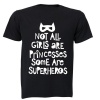Not All Girls Are Princesses - Kids T-Shirt - Black Photo