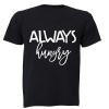 Always Hungry - Adults - T-Shirt - Black Photo