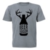 Beer Season - Adults - T-Shirt - Grey Photo