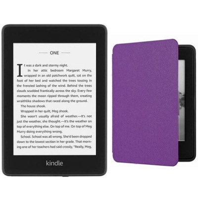 Photo of Kindle Paperwhite 10th Gen Wi-Fi With S/O 8GB - Purple Cover Bundle