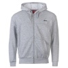 Slazenger Mens Full Zip Hoody - Grey Marl Photo