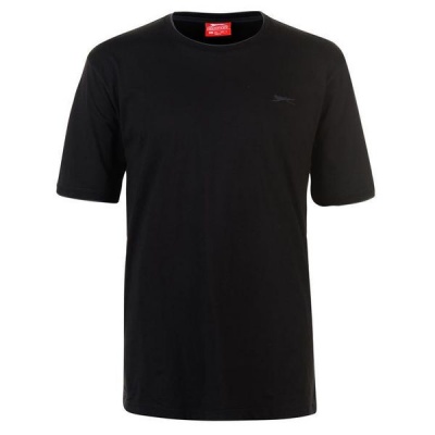Photo of Slazenger Mens Tipped T Shirt - Black [Parallel Import]