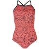 Slazenger Ladies Boundback Swimsuit - Coral Photo