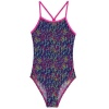 Slazenger Junior Girls Bound Back Swimsuit - Blue Photo