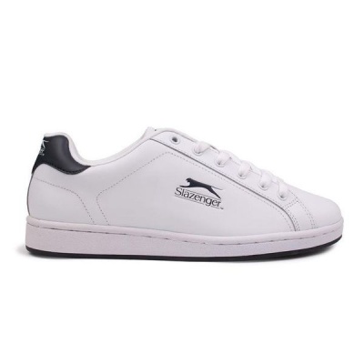 Photo of Slazenger Mens Ash Lace Trainers - White/Navy