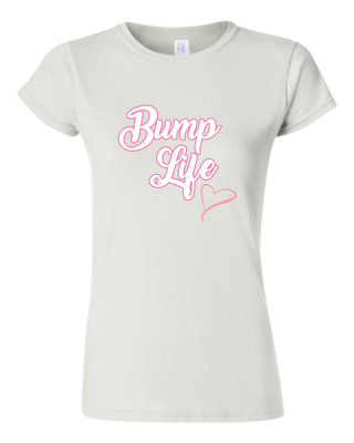 Photo of Pic-a-Tee Family Life Range White T-shirt Bump Life Girl