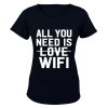 All You Need is WIFI - Black Photo