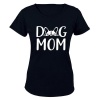 Dog Mom - Peeking Dog - Black Photo