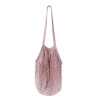Eco Mesh Cotton Reusable Shopping Bag with Handles - Pink Photo