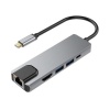 5" 1 USB C Hub Multiport Adapter with 4K HDMI Output - Grey Photo