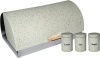 Creme Bread Bin & 3 Piece Canister Set Photo