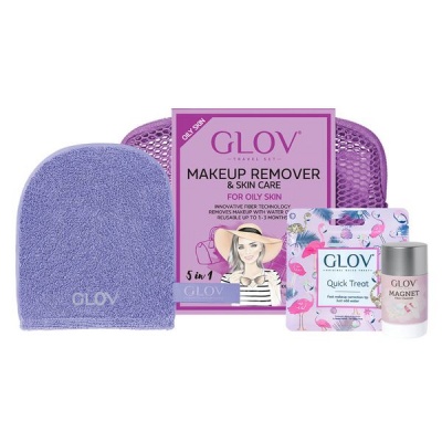 GLOV Travel Set Purple Expert Oily Skin
