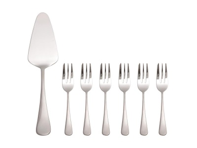 Photo of Maxwell and Williams Cosmopolitan Cake Lifter & Fork Set 7 pieces-Matte Finish