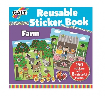 Photo of Galt Toys Reusable Sticker Book - Farm