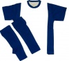 Everest Roma Junior Soccer Kit 14 Pack - Royal/White - 7-9 Years Photo