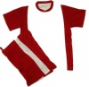 Everest Roma Junior Soccer Kit 14 Pack - Red/White - 10-12 Years Photo