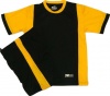Everest Roma Junior Soccer Kit 14 Pack - Gold/Black - 10-12 Years Photo