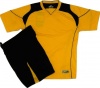 Everest Roma Junior Soccer Kit 14 Pack - Full Gold/Black - 10-12 Years Photo