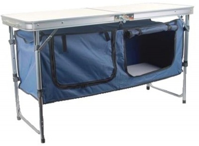 Photo of Camping Aluminium Folding Table with Cupboard