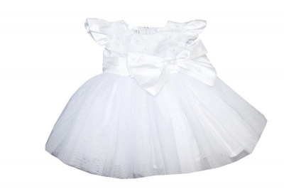 Photo of White Frilly Sleeve Dress