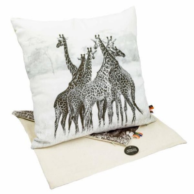 Photo of Scatter Cushion Cover-Giraffe - 40 x 40 cm