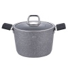 Berlinger Haus 24cm Marble Coating Stock Pot with Lid - Stone Touch Line Photo