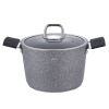 Berlinger Haus 20cm Marble Coating Stock Pot with Lid - Stone Touch Line Photo
