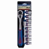 King Tony Socket Set 1/2"Dr Ratchet and Extension on a Rail Photo
