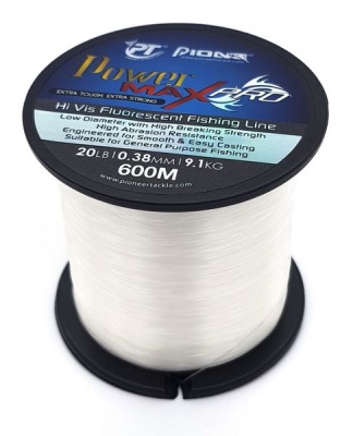Photo of Pioneer Power Max Pro Fluorescent 600m Fishing Line - 9.1kg / 0.38mm / 20lb