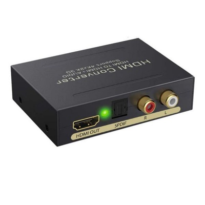 Photo of HDMI Audio Extractor 4K Ultra HD Digital SPDIF Optical Analogue Stereo