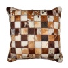 Nguni Patch Cushion Brown Collection