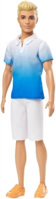 Photo of Barbie Fashionistas 129 White and Blue Shirt Doll