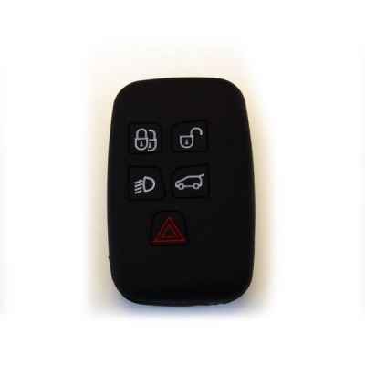 Photo of Sillycone Silicone Car Key Protector - Land Rover & Range Rover Type 2 - Black