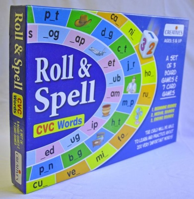 Creatives Roll and Spell CVC Words