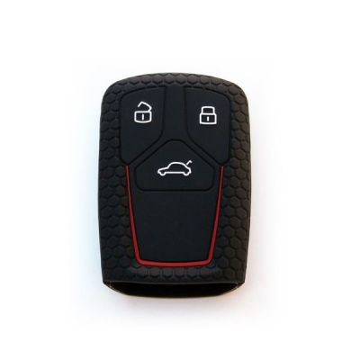 Photo of Sillycone Silicone Car Key Protector - Audi B9 Keyless Entry - Black